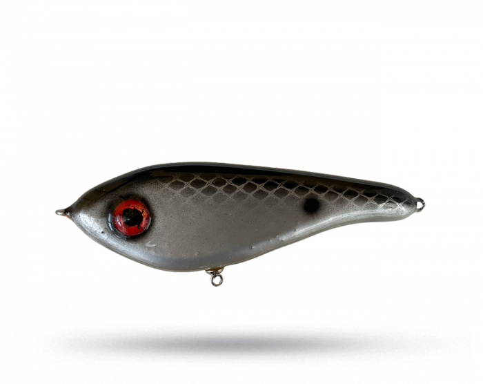 Brunnberg Lures Original Jerk - Grey Shadow  i gruppen Fiskedrag / Jerkbaits hos Örebro Fiske & Outdoor AB (BB Jerk Grey Shadow)